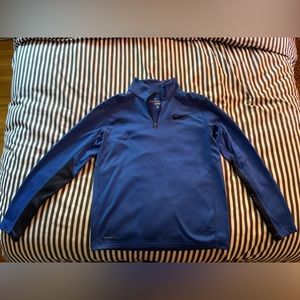 Blue Nike Quarter Zip Sweater. Size Small.